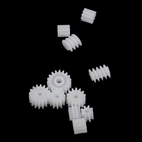 Plastic Motor Gears - 11Pcs Worm