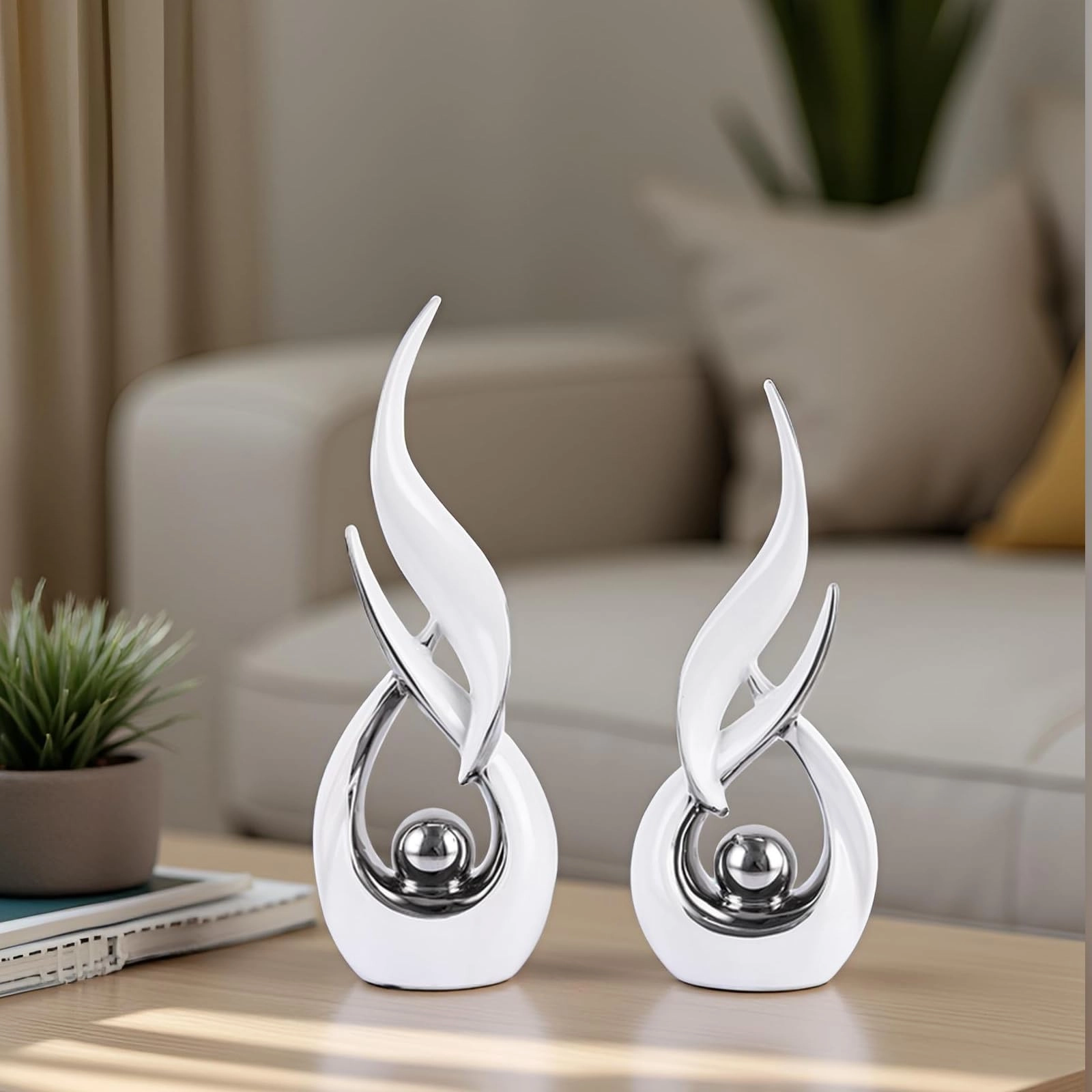 Ceramic Abstrac Statue - Ceramic