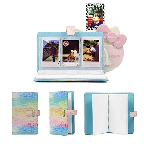96 Pockets PU Leather Instant Photo Album - 18.5x11.5x1.5cm for Polaroid mini series 3 inch photos ( Instax mini8/9/7s/7C/25/70/90 ) mini3 inch photo album