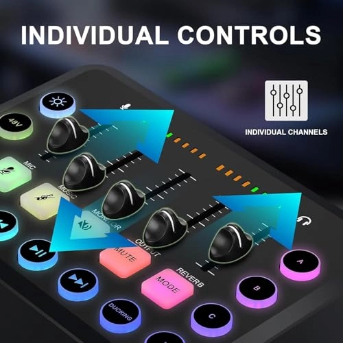 F11 Live Sound Card MC-88 USB Microphone - Dual BM 800 16 Sound Effects