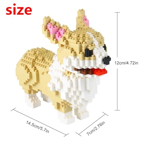Micro Dog - Welsh Corgi 950 pcs