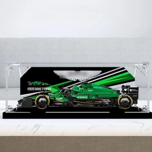 Acrylic Transparent Collectible Display Case - Acrylic for LEGO 77242-77251 F1 racing cars block model