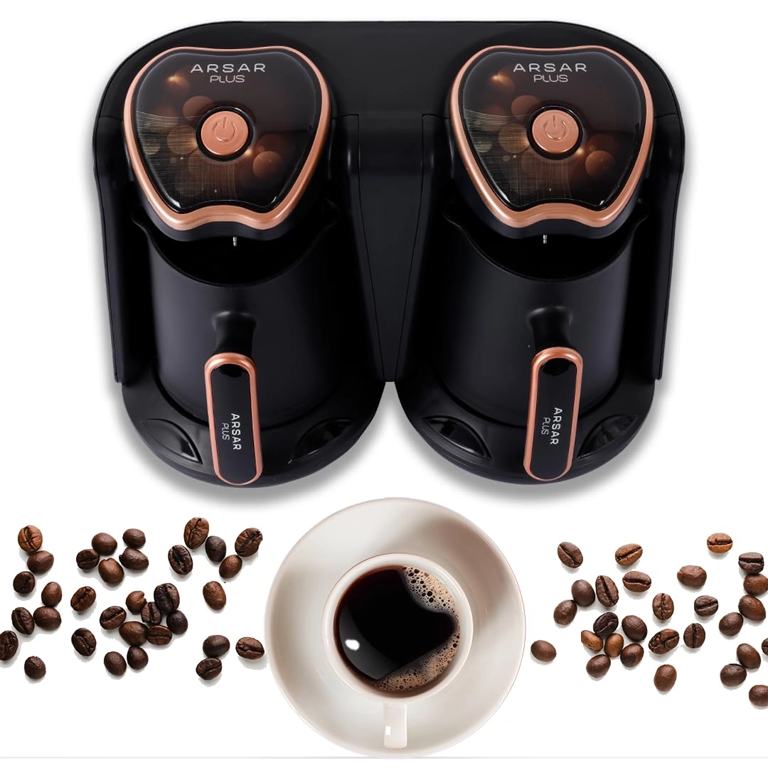 ARSAR PLUS Dual-Pot - Independent Controls Boil-Over Protection