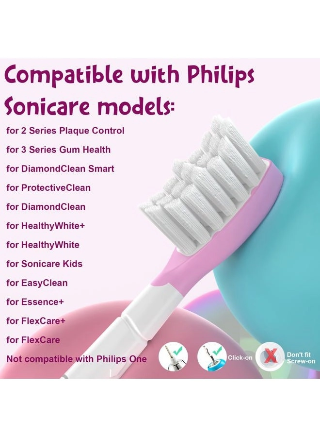 HX6321_8US - Pack of 8 Pink-green Kids 7+