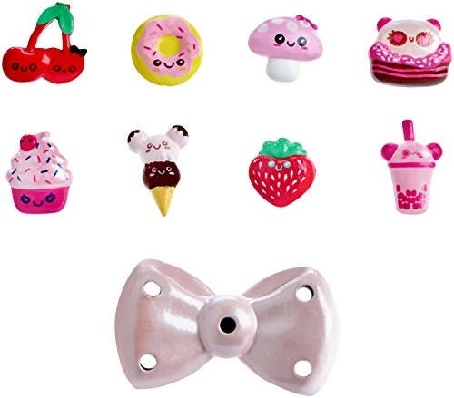 Kuu Kuu Harajuku Charms - Pink Red Plastic Ages 5+