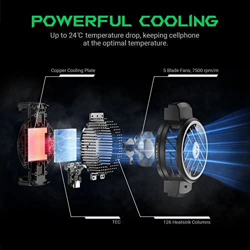 FunCooler 3 - Mobile Phone Cooling Fan 2.71-3.34 inches