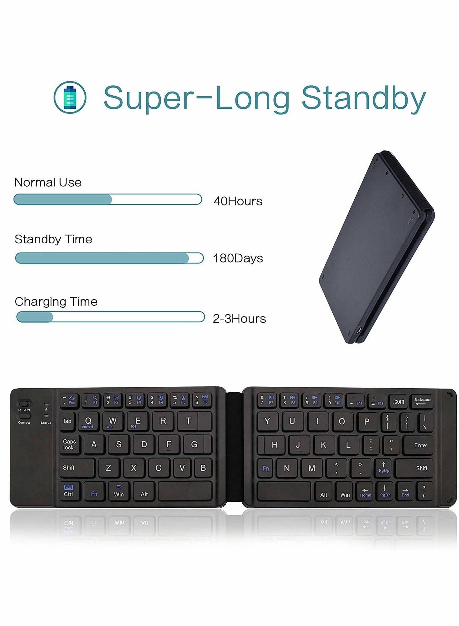 Bluetooth Keyboard - Foldable