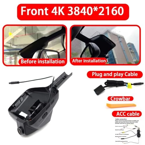 Dash Cam for Peugeot 408 T7/2010-2021 - 4K 2160P