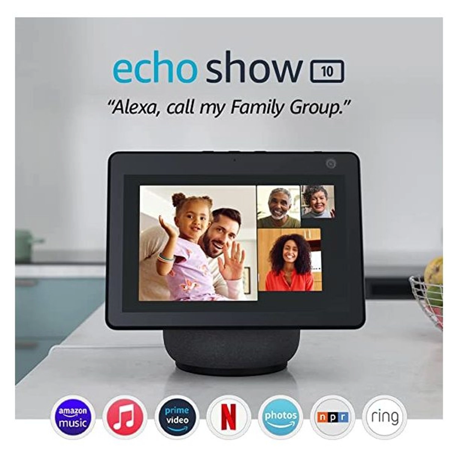 Echo Show 10 3rd Gen - Alexa Charcoal