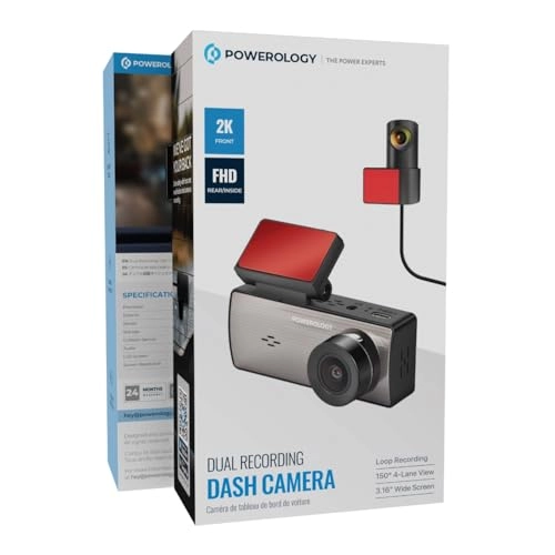 Dual Recording Dash Camera - 2560x1440