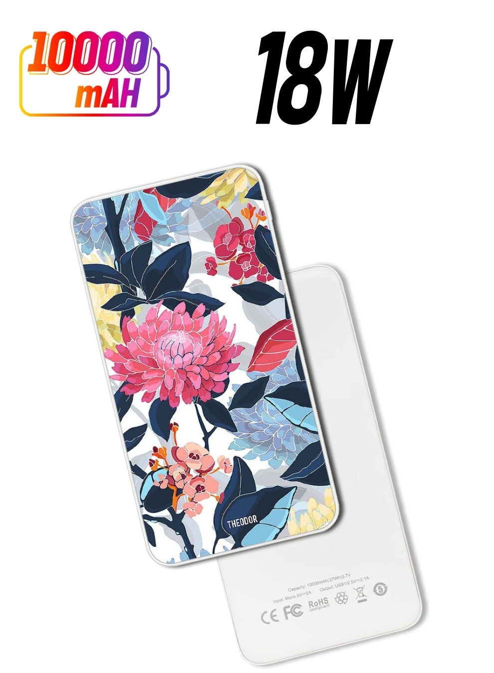 Theodor PPBA440 - 10000mAh 18W Quick Charging