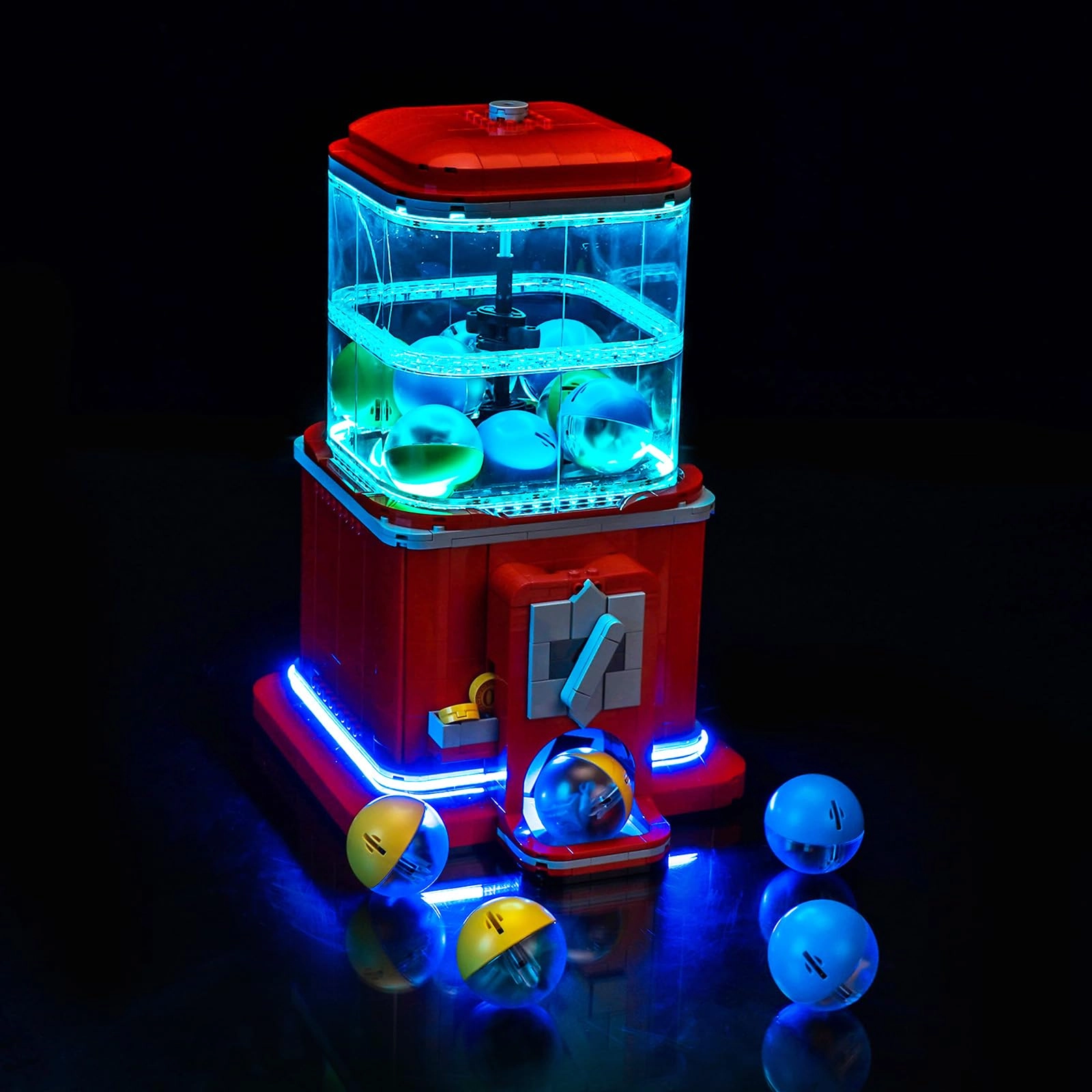 BrickBling LED Light Set Compatible with Lego 21358 Minifigure Vending Machine - Standard Version Battery Powered