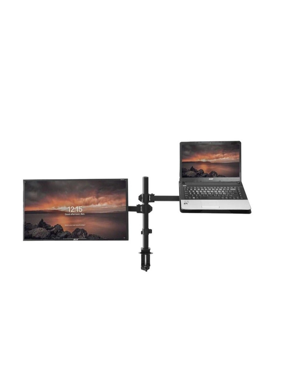 Universal laptop monitor stand - Dual Arm 32 in 75 x75 and VESA 100 x 100mm