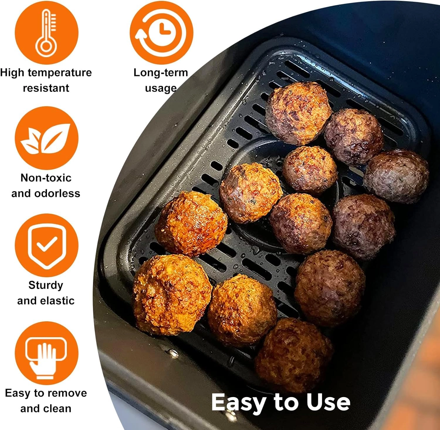 Air fryer grill rack - Stainless steel 2 piece(s) + Magic cleaning cloth - 1 piece(s)