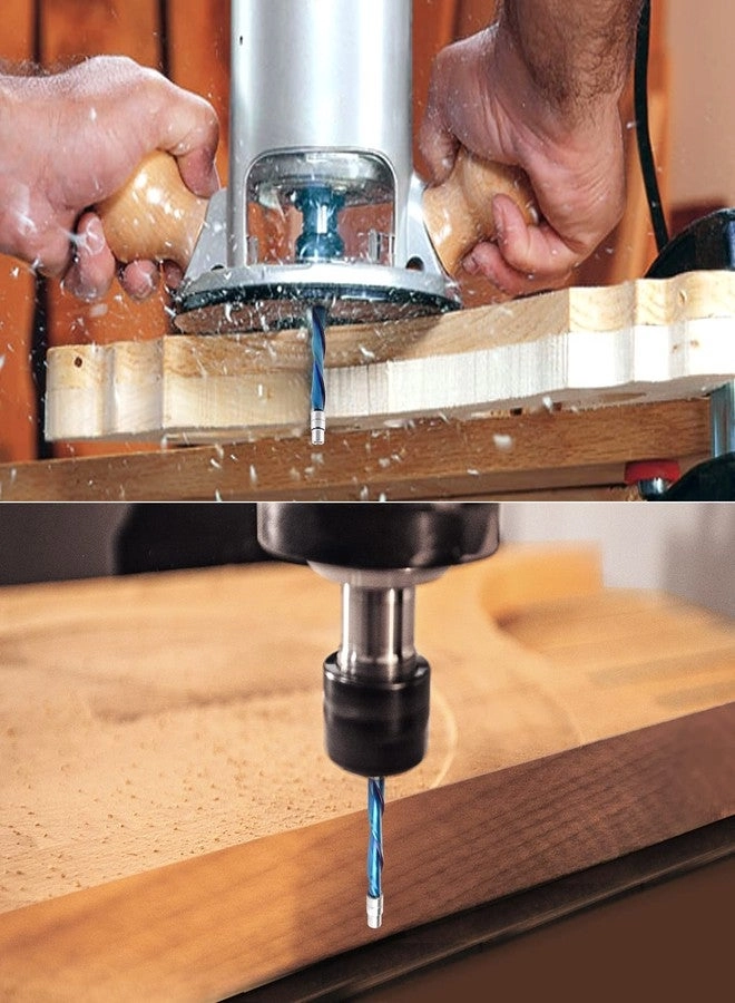 Downcut Spiral Flush Trim Router Bit - 1/4 Inch Shank