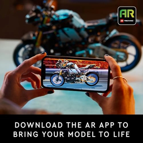 Technic Yamaha MT-10 SP (42159) - 4-cylinder engine functional steering