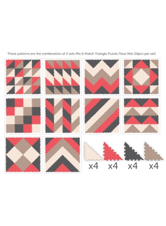 Triangle Puzzle Floor Mat - 10 Months