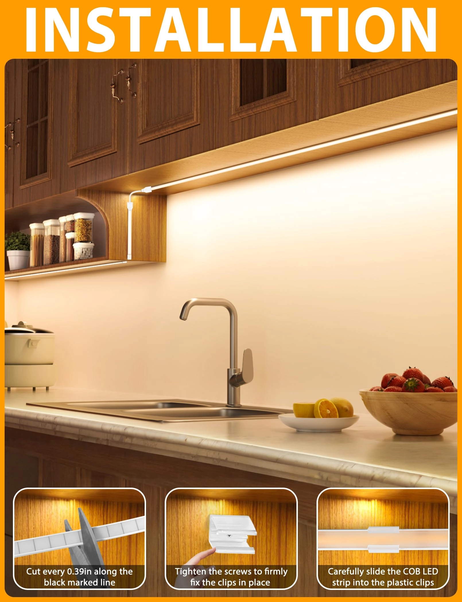 COB LED Strip Light - 2M