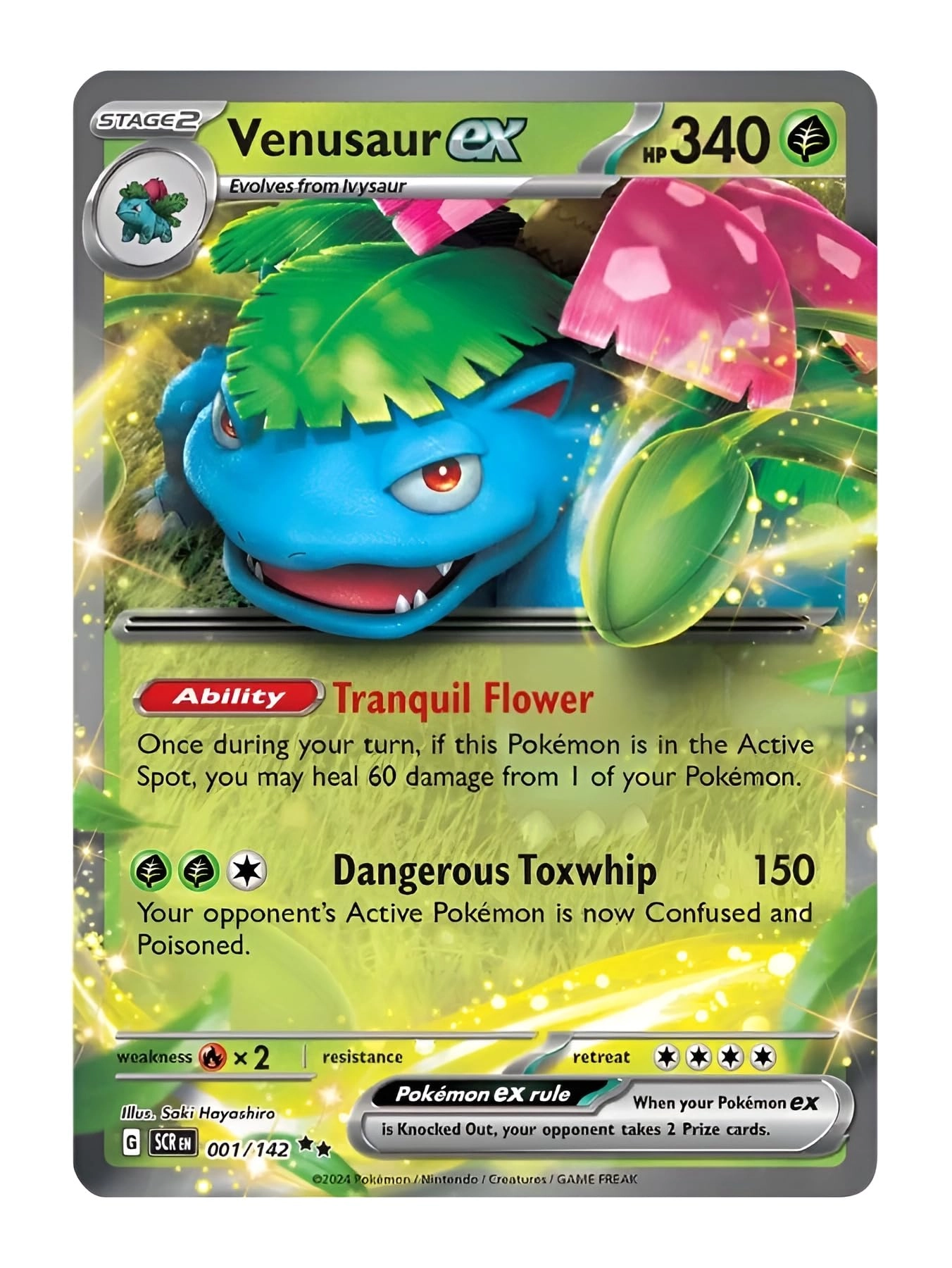 Pokémon Venusaur ex 001/142