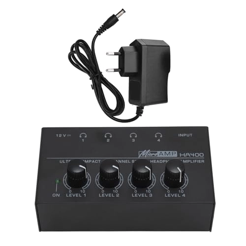 Headphone Amplifier - 4 Channel High Power US Plug