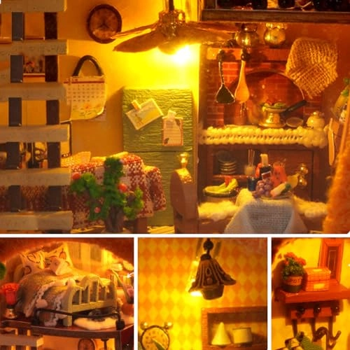 3D Wooden Puzzle Bookshelf Insert - Library of Books 1:24