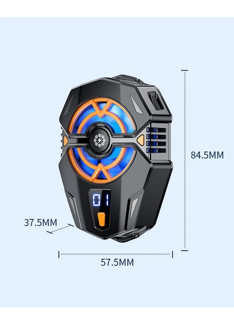 J20 Mobile Phone Cooling Fan - 3-Speed USB-Powered