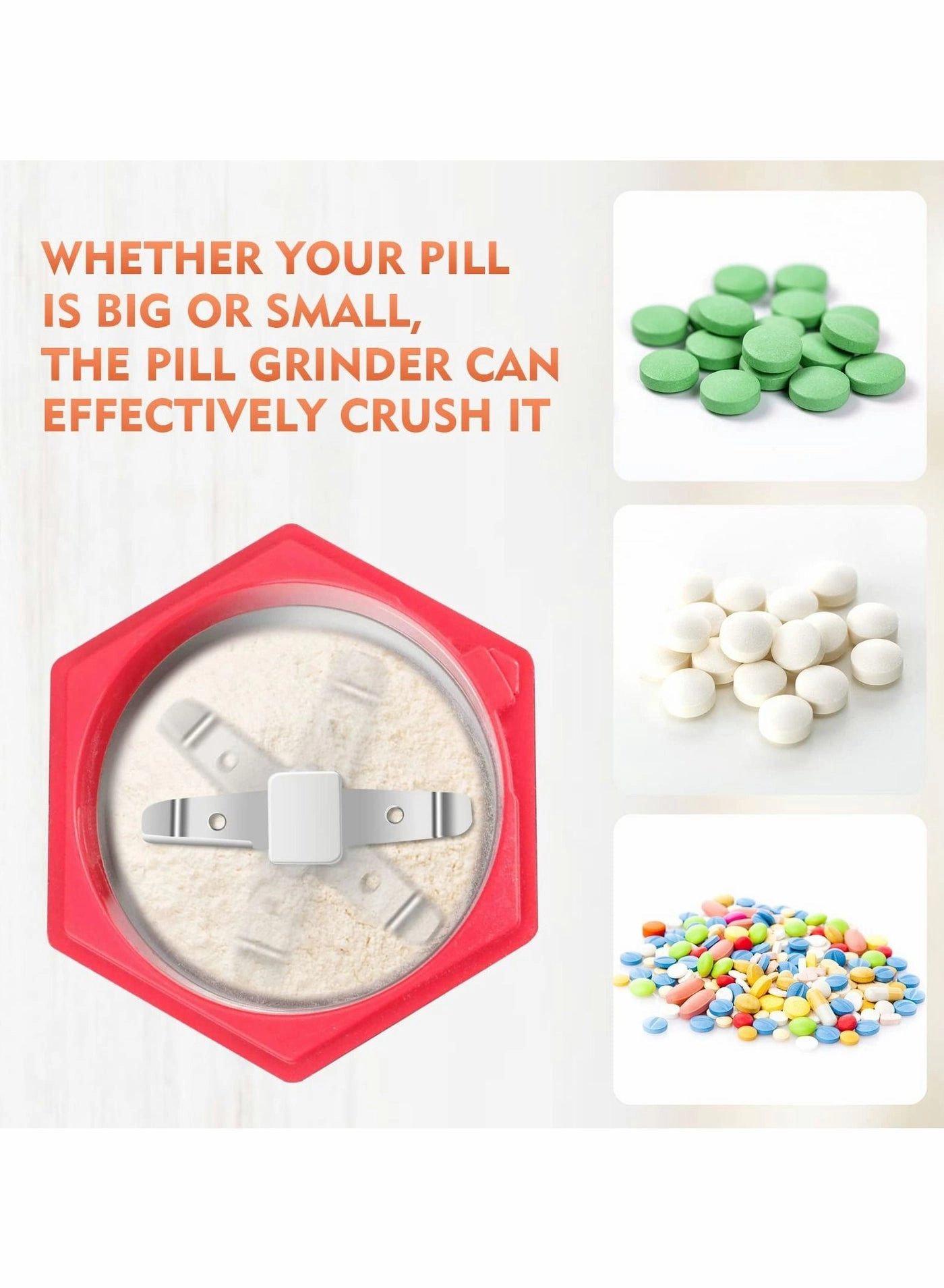 Powder Grinder - Electric 200W 120g