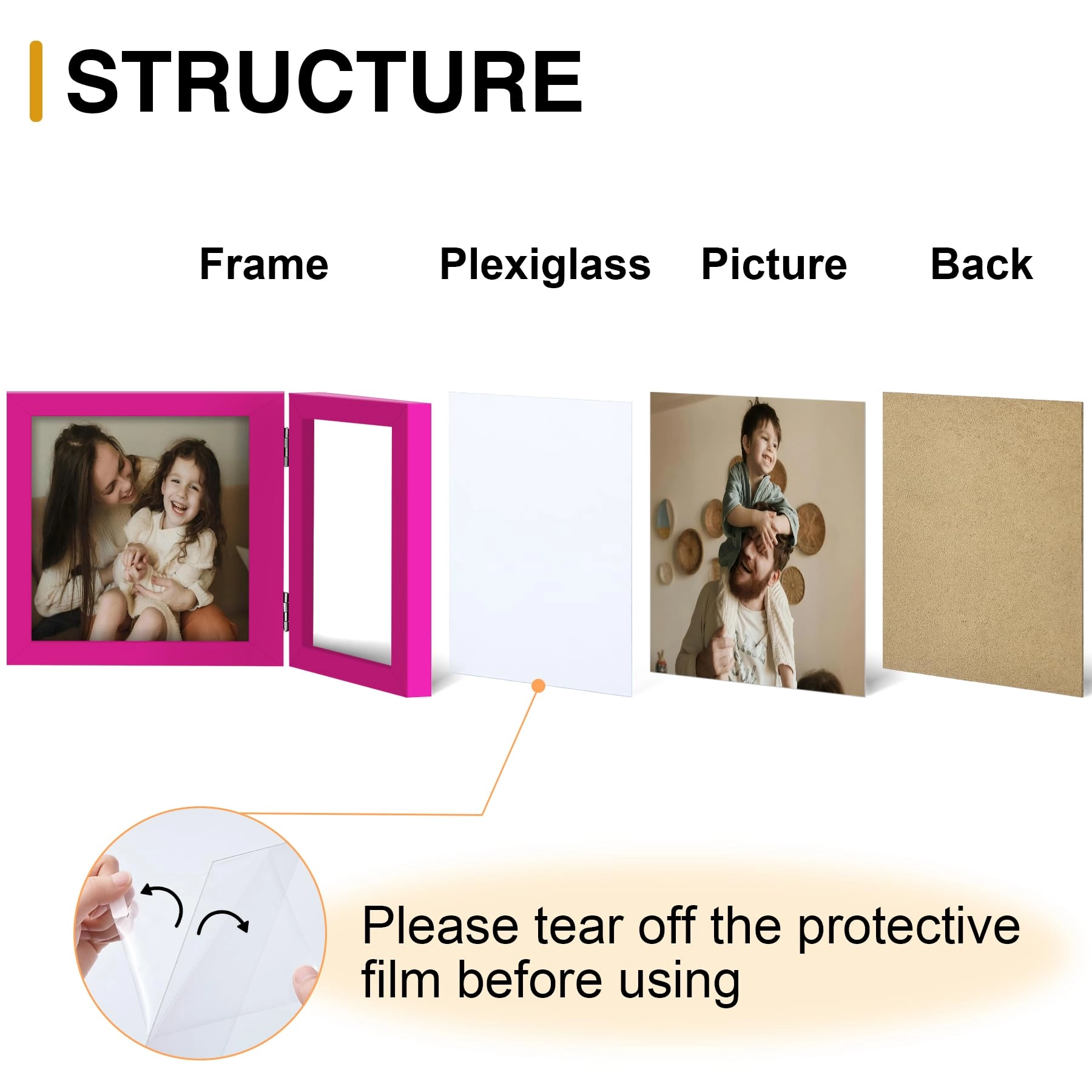 Double 6x4 Picture Frame