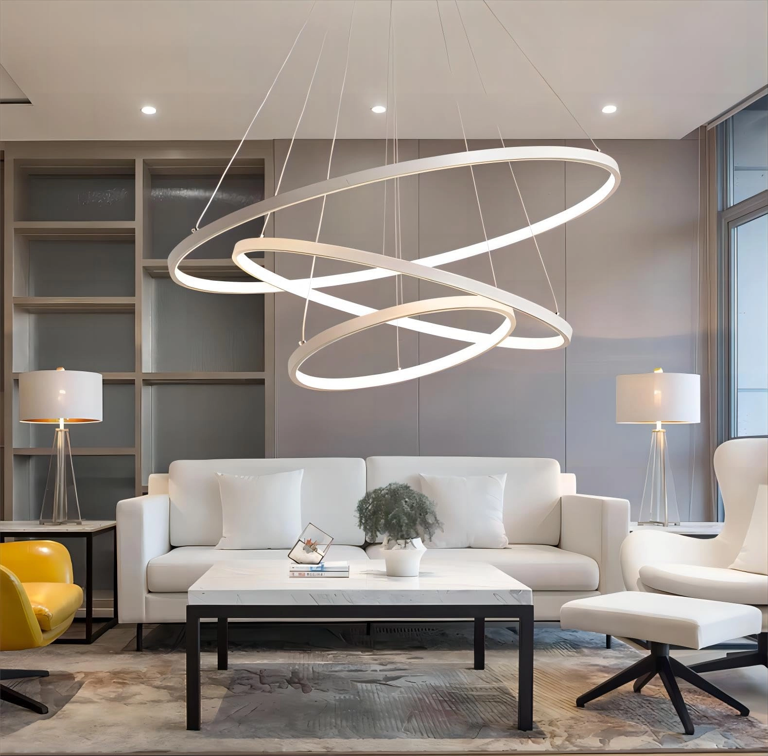 LED Pendant Lamp - 3000k 4000k 6500k Dimmable