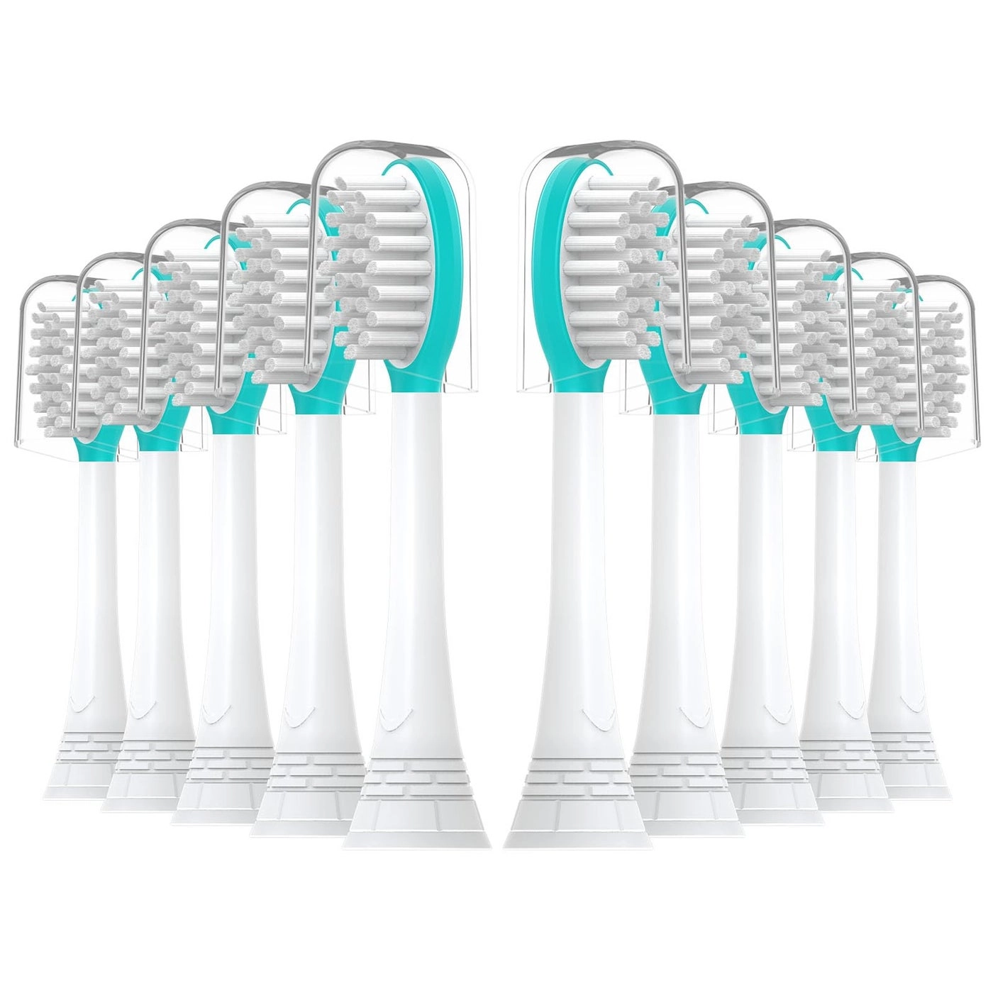 CILGEWH Replacement Toothbrush Heads - 10 Pack Soft for Philips Sonicare