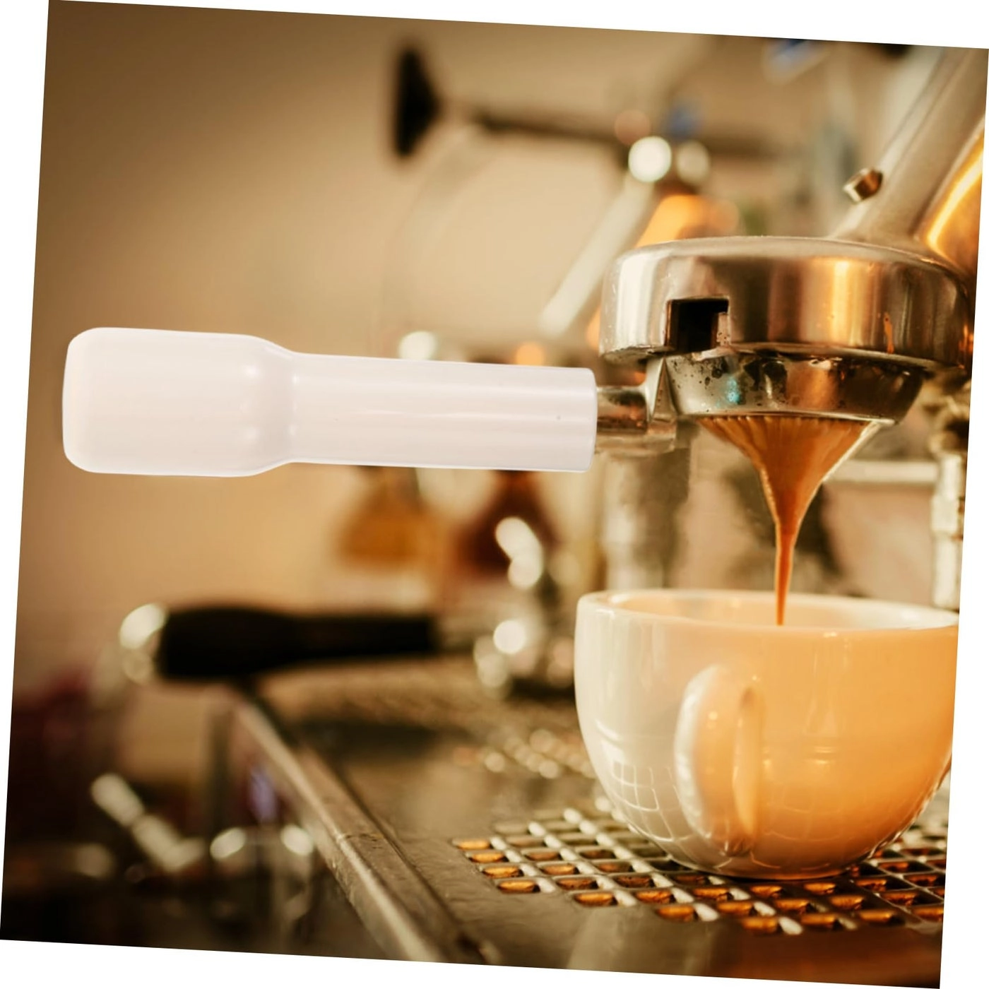 Portafilter Handle - White Plastic