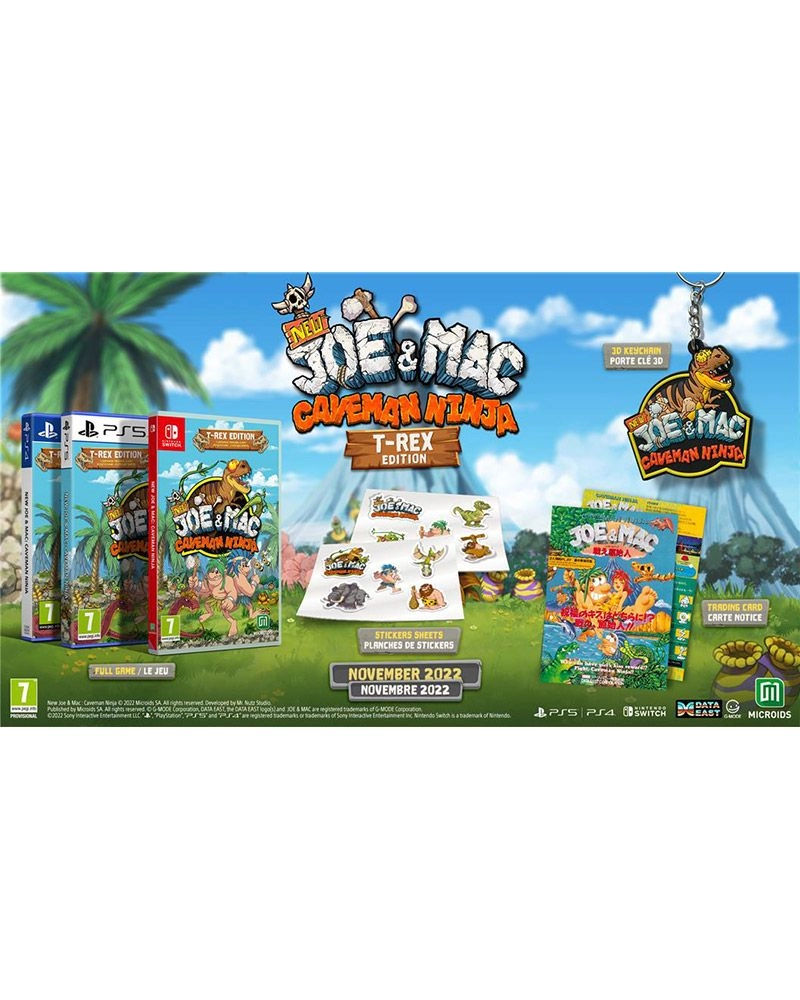 New Joe & Mac: Caveman Ninja T-Rex Edition - Nintendo Switch