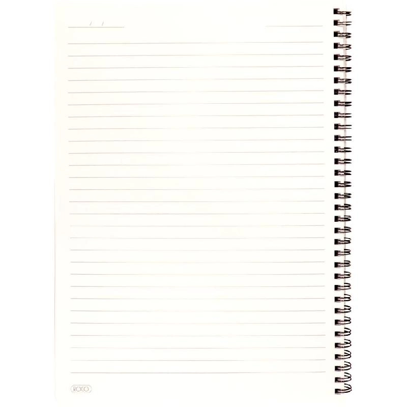 Notebook 19 X 26 cm Spiral - Grid 100 Sheets