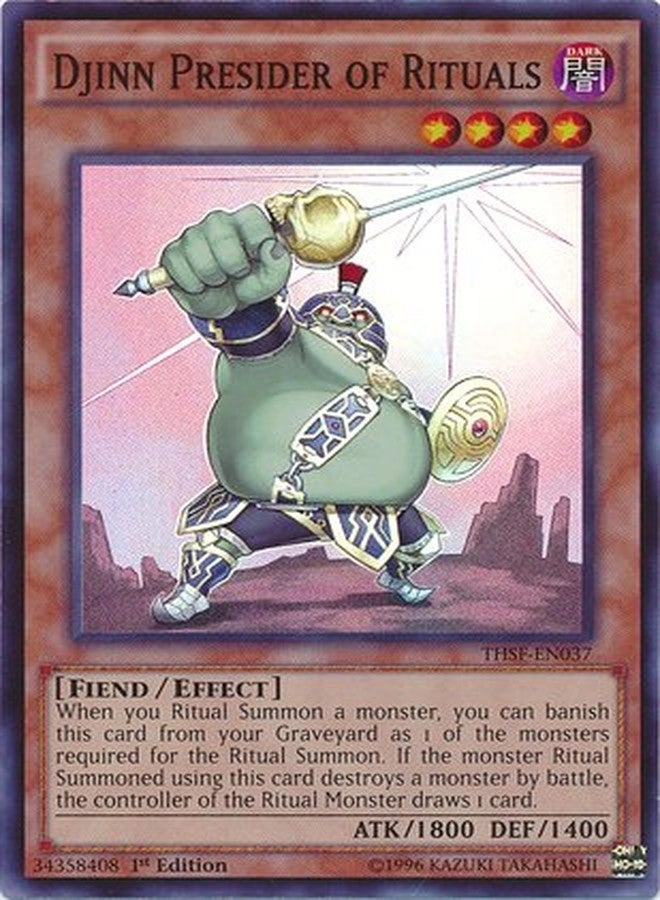 Yu-Gi-Oh! Djinn Presider of Rituals THSF-EN037 - 1st Edition