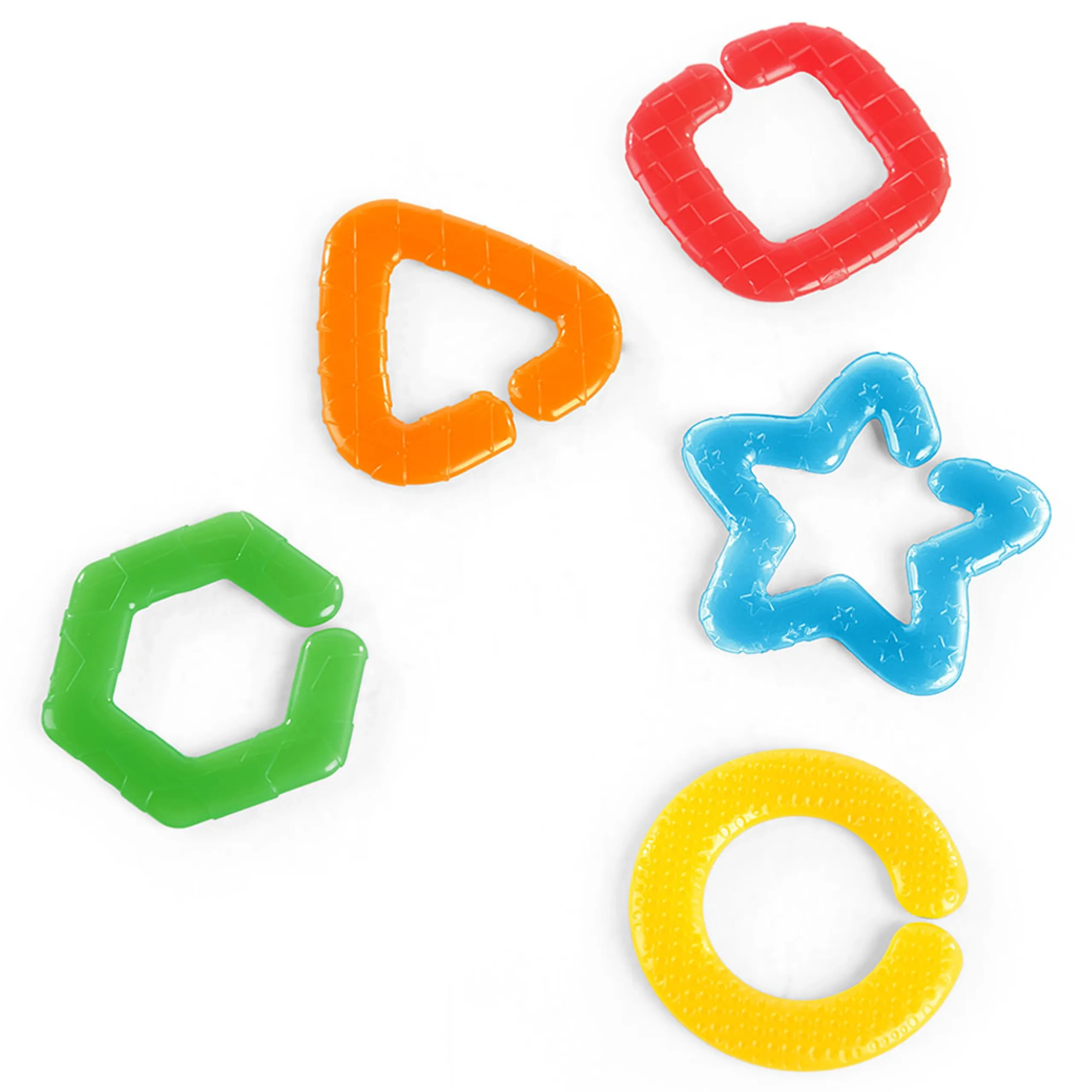 Color Learning Links Ring Toy - Suitable for 0 to 12 mo