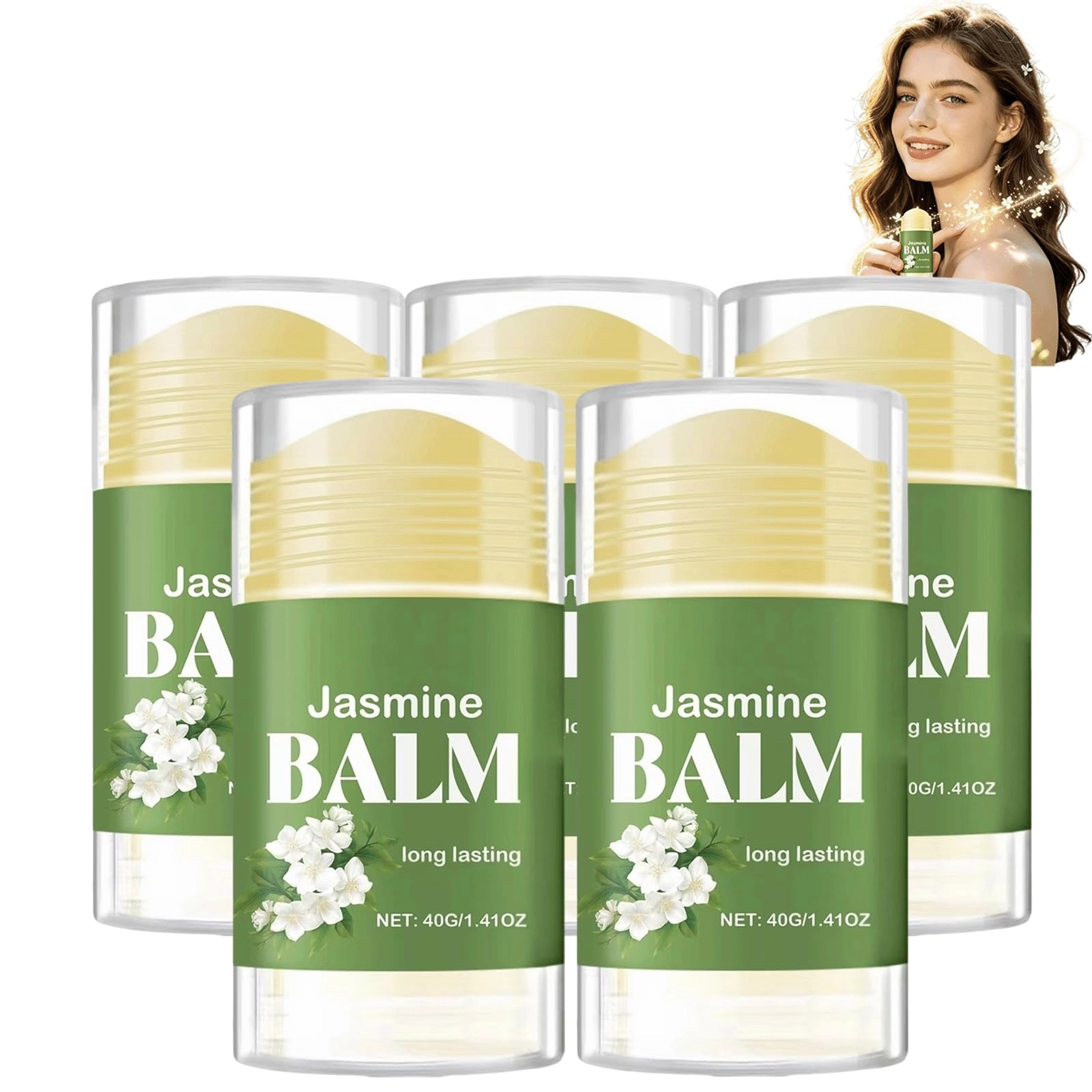 WMGDLP Solid Parfüm Stick - Jasmine 5pcs