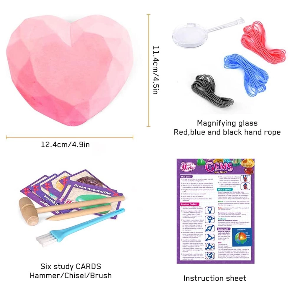 Gems Dig & Create Kit - Suitable for 6 years & above