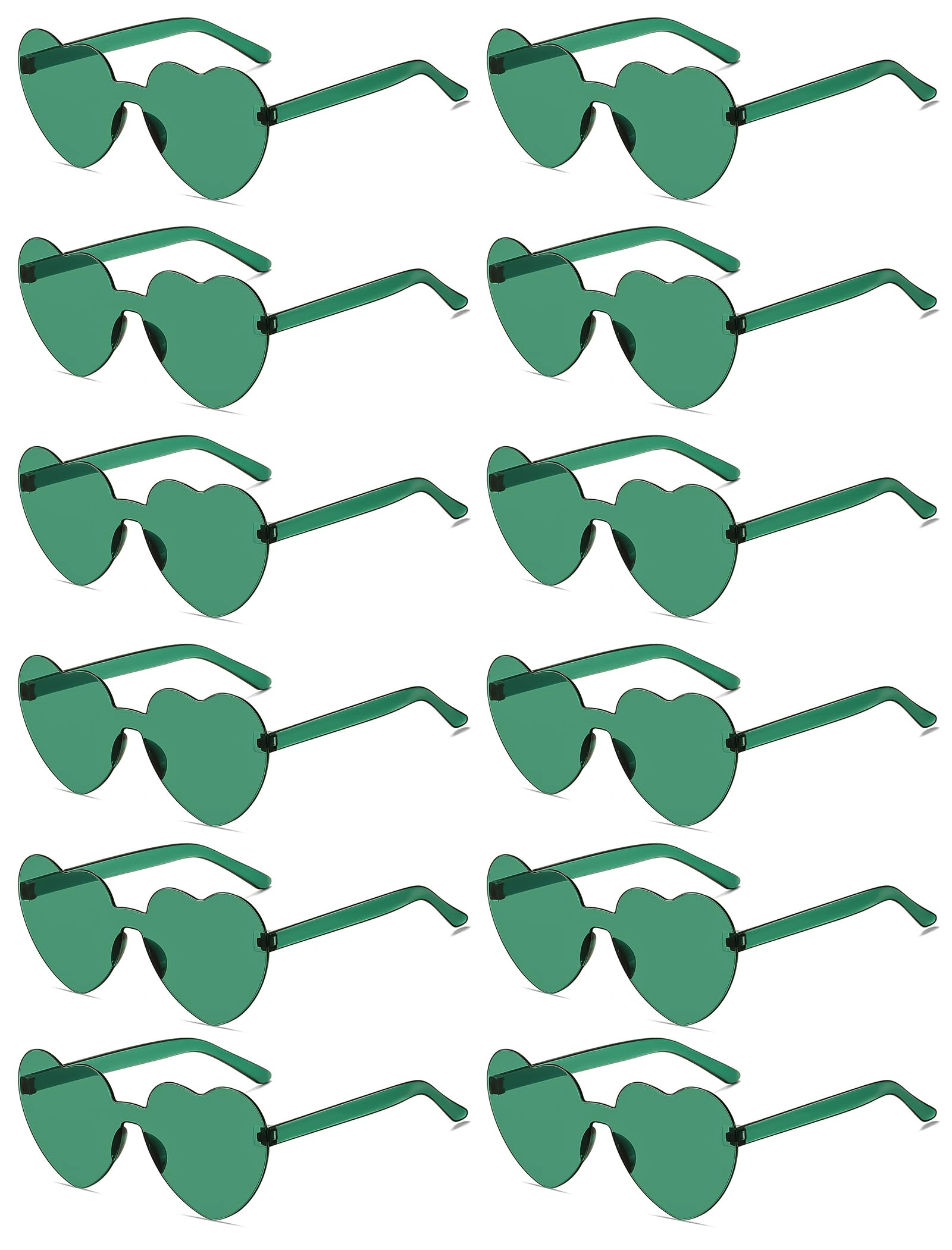 Heart Sunglasses - Transparent Pack
