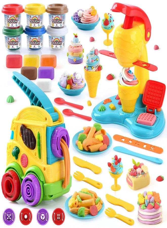 Play 2 in 1 Color Dough Kitchen Creations Set - 3+ years 35 pcs