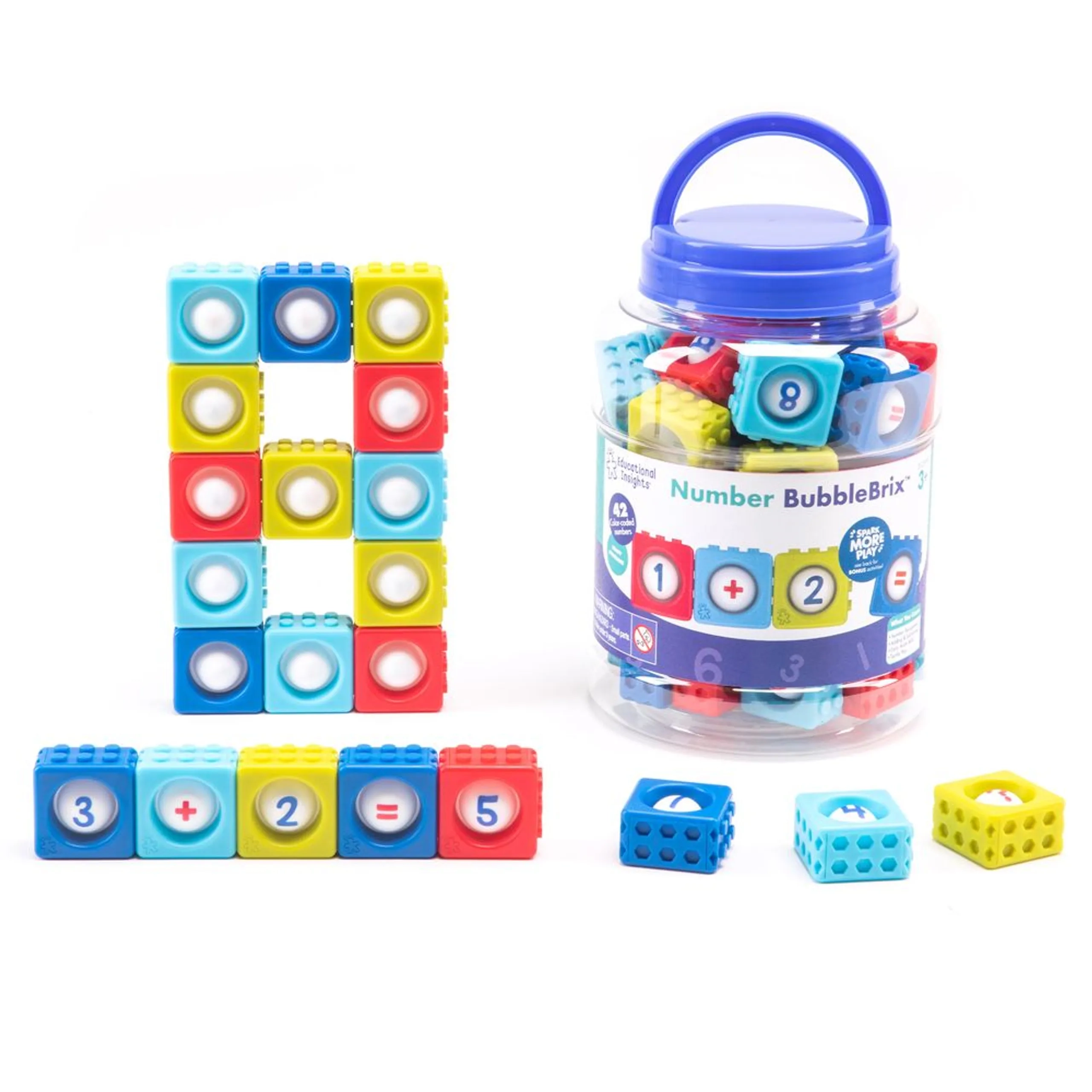 Learning Resources Number BubbleBrix - 3 years & above 42 pieces