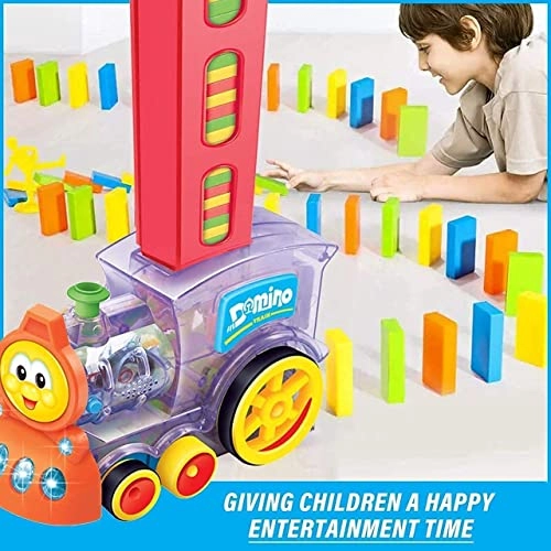 Domino Blocks Train Rally - 60 pcs