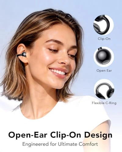 Clip On Earbuds Wireless Earbud