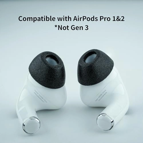 Earbud Tips for AirPods Pro - Noise Cancelling Fits in Charging Case
