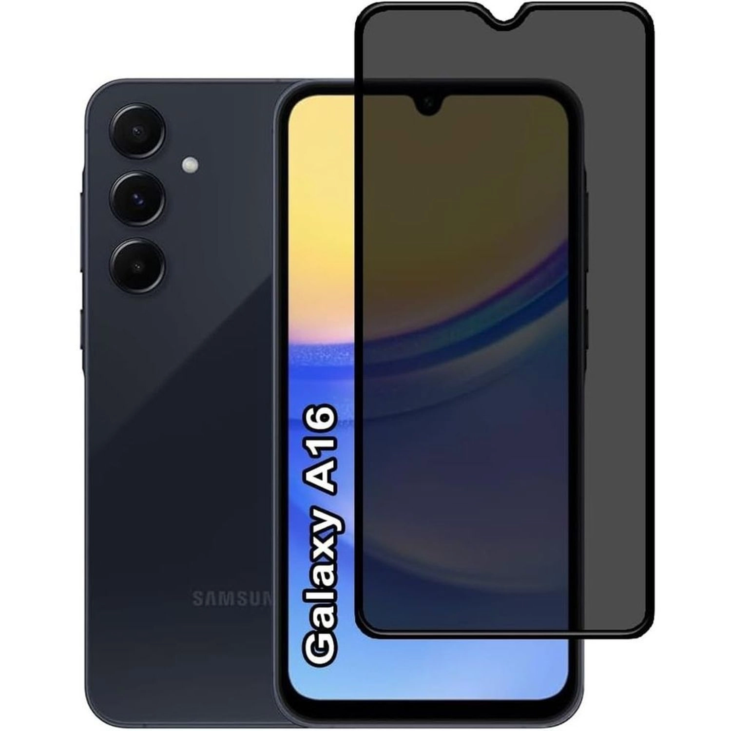 Symantec Privacy Screen Protector Samsung Galaxy A16 - Anti-Fingerprint Scratch Protection