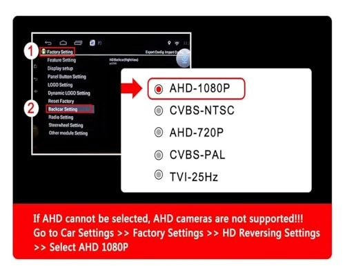 Rear View Parking Camera - Night vision 728(H) * 492(V)