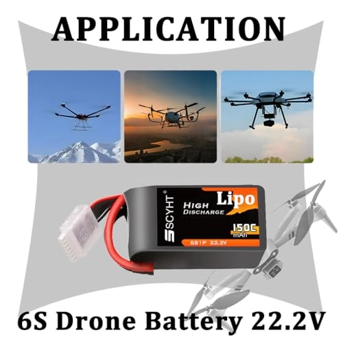 Lipo Battery 6S - 22.2V 1400mAh 150C XT60