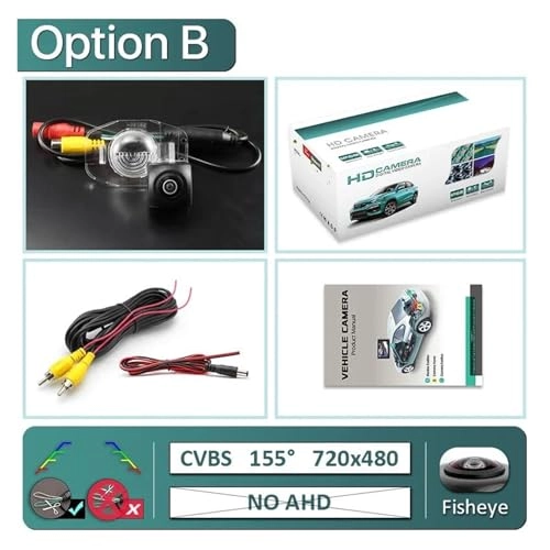 Wide View Vehicle Back up Camera - Night Vision Wire 1920x1080P