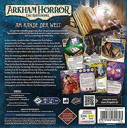 Arkham Horror: The Card Game: On the Edge of the World - Investigator Expansion (German)