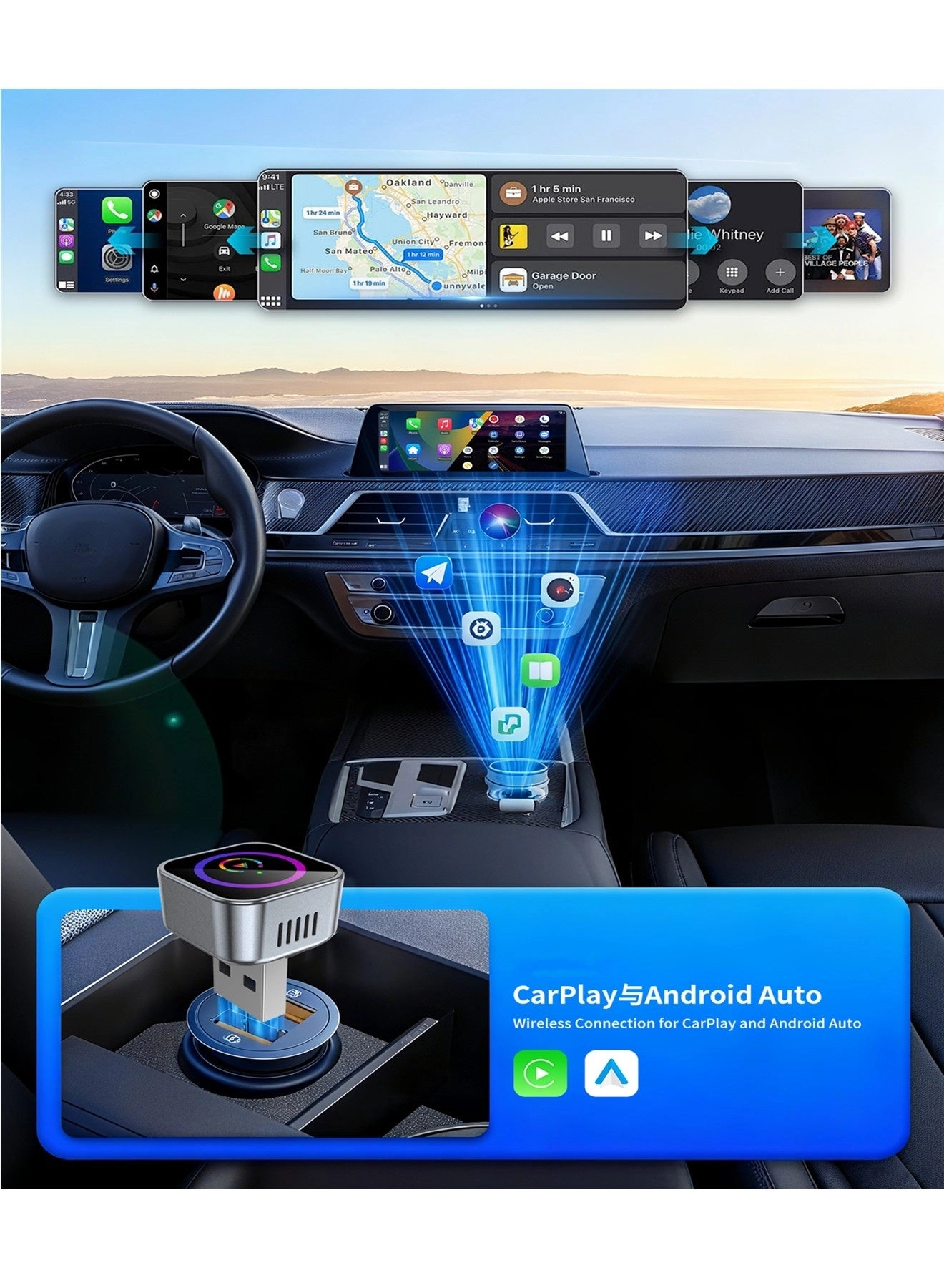AE501512 - Wireless CarPlay & Android Auto Adapter