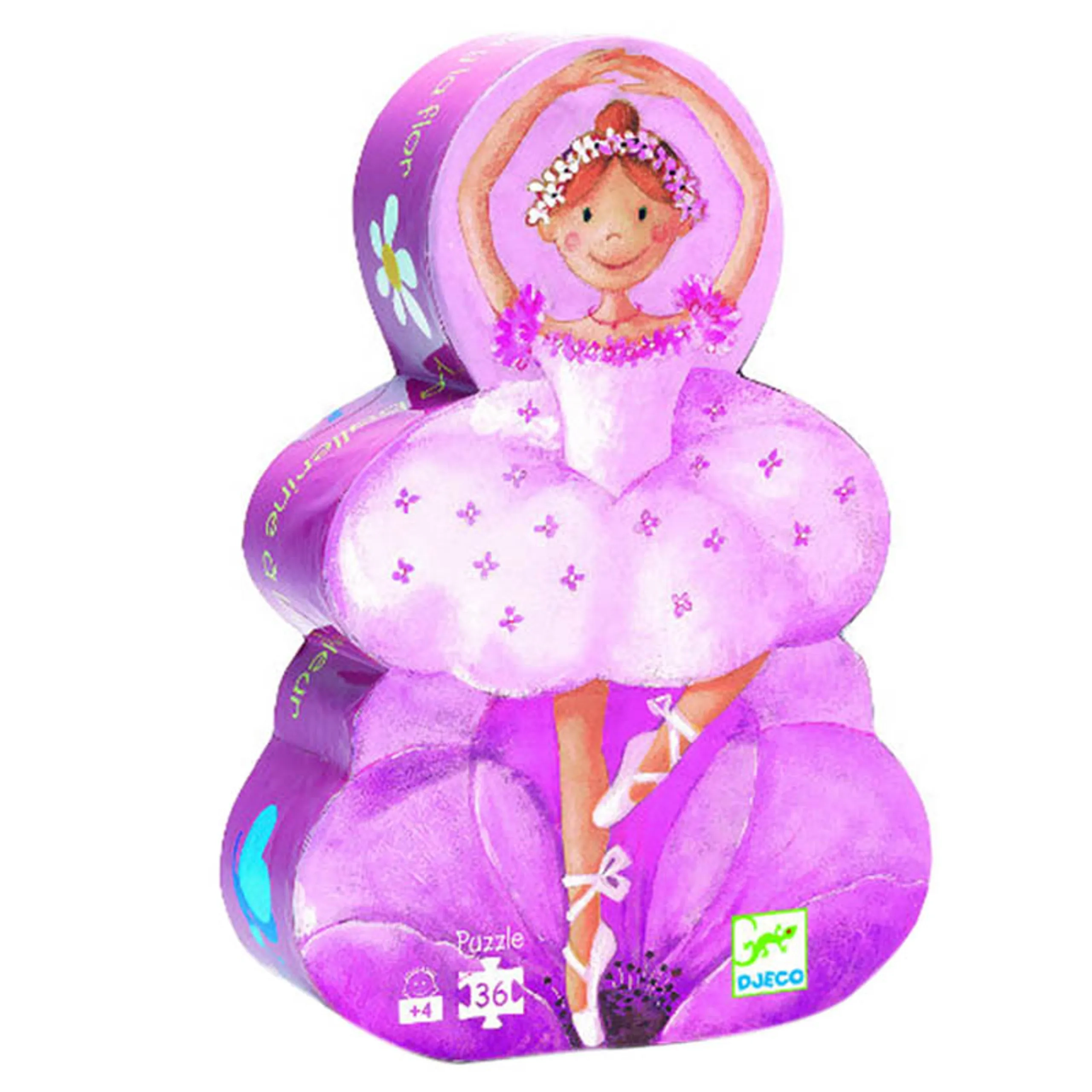 DJECO Ballerina with Flower Puzzle - Suitable for 4 years & above
